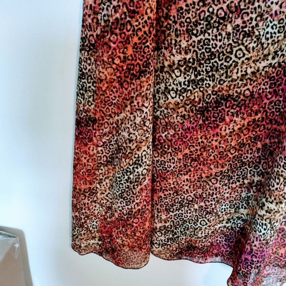 Cato midi leopard skirt size 14